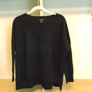 Eileen Fisher, Navy Blue, 100% Cashmere